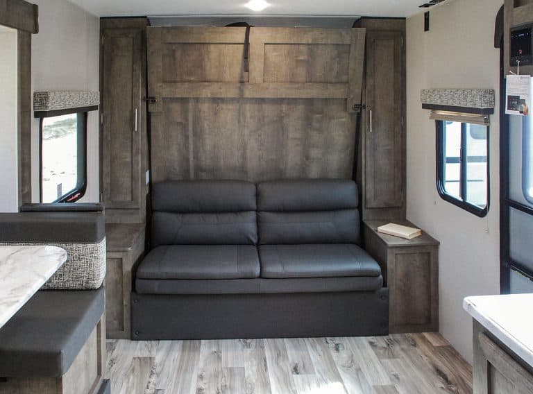travel trailers with murphy bed and jackknife sofa
