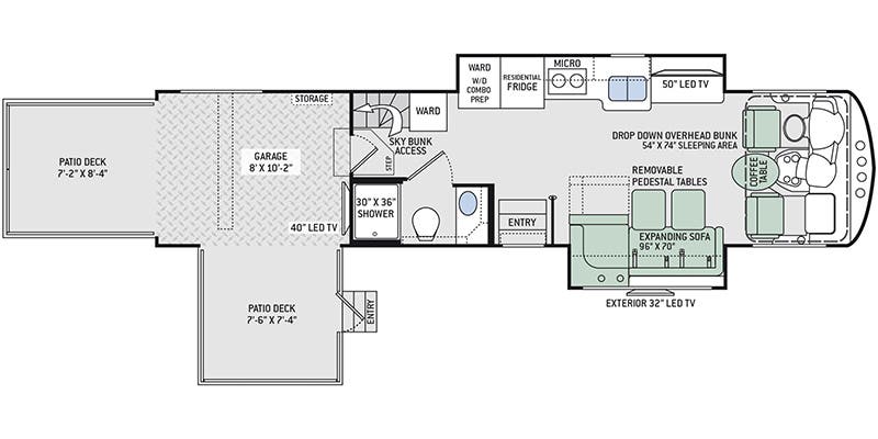 5 Amazing Class A Toy Hauler Floor Plans Team Camping