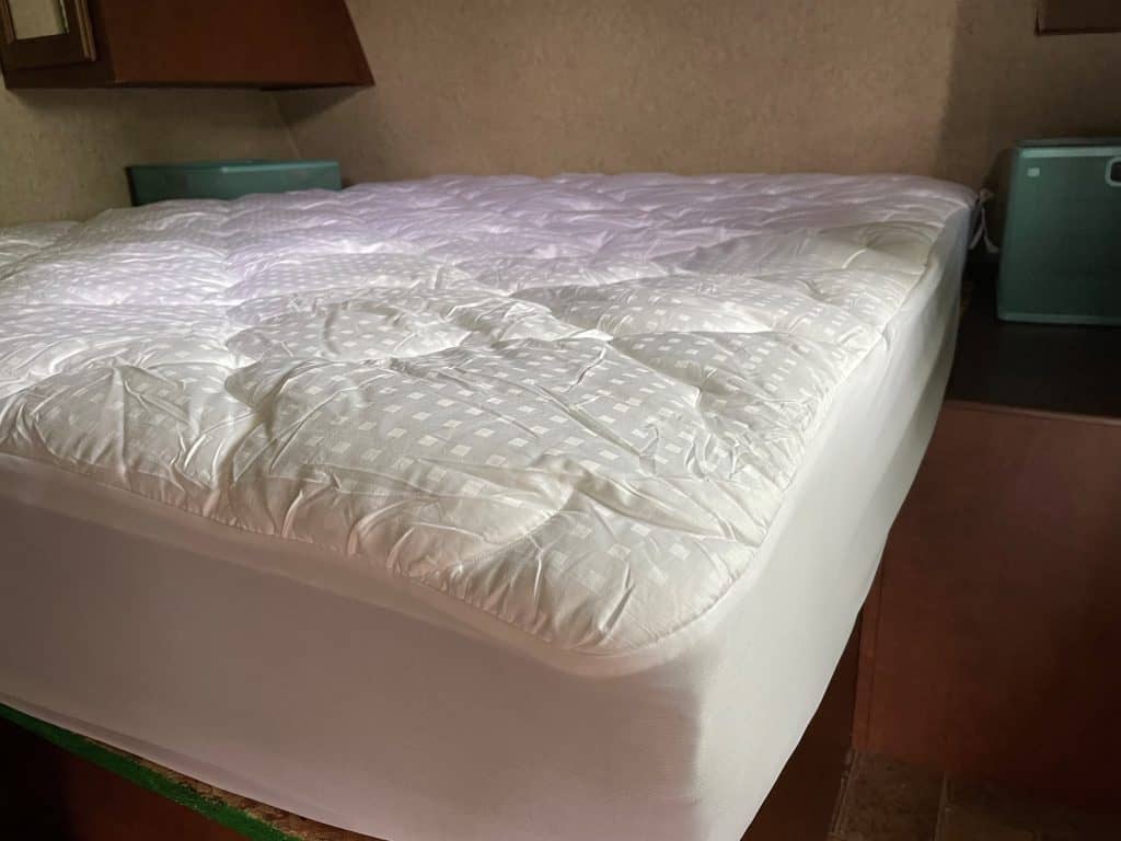 4 inch green tea bed mattress topper